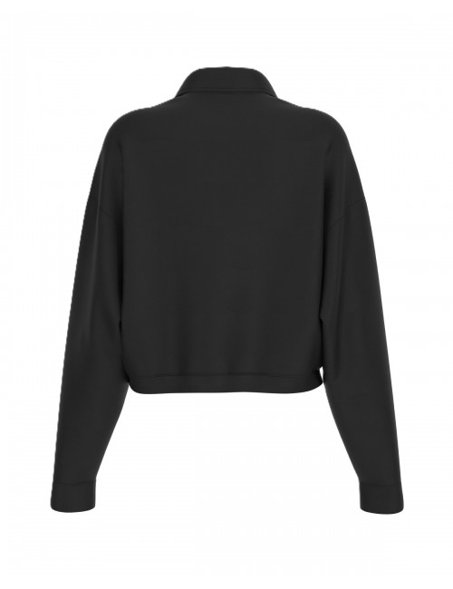 giacca corta guess DONNA NERA JBLK - V6RQ17KD822 vista posteriore