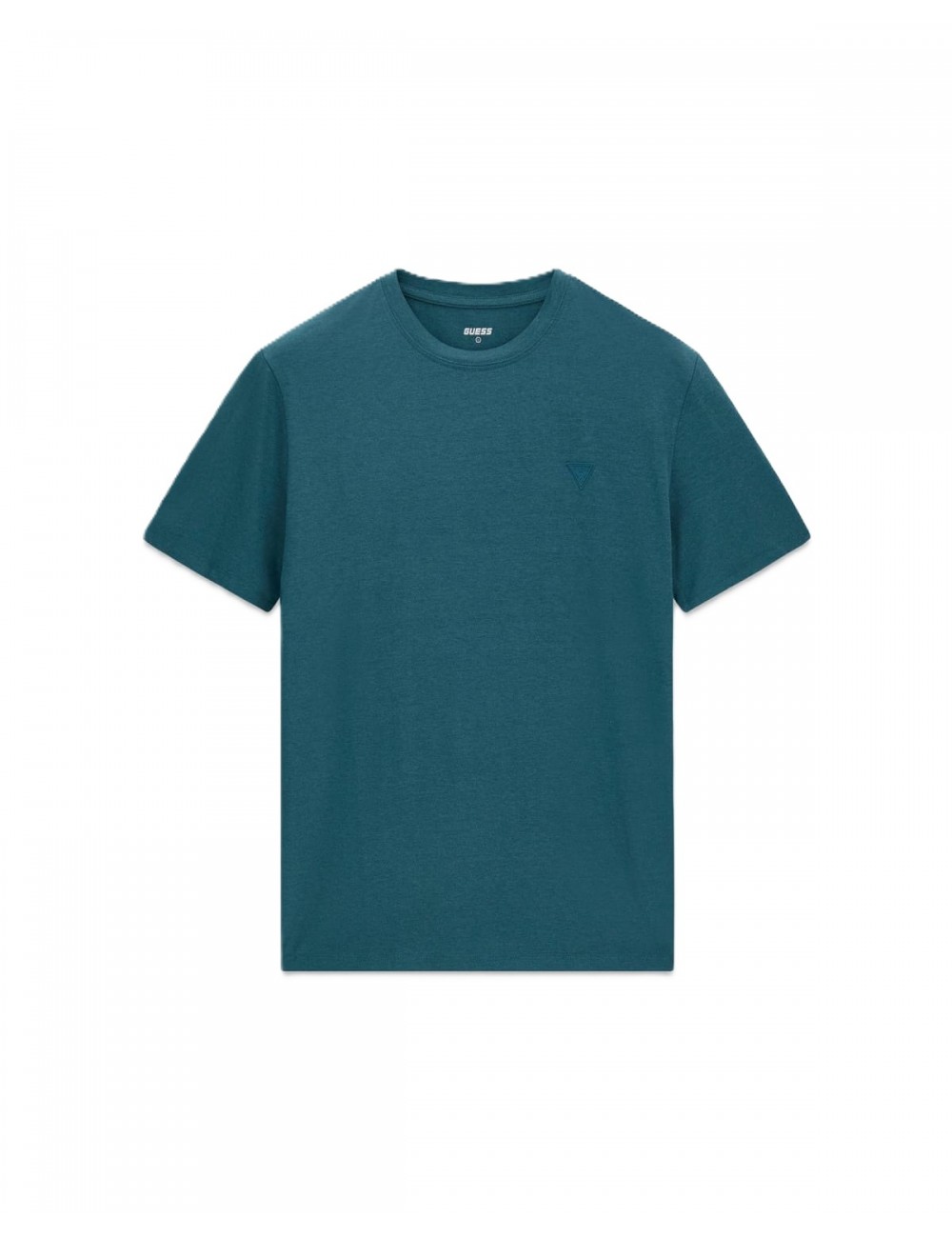 t-shirt guess UOMO VERDE PETROLIO A745 - Z2YI12JR06K vista frontale 2