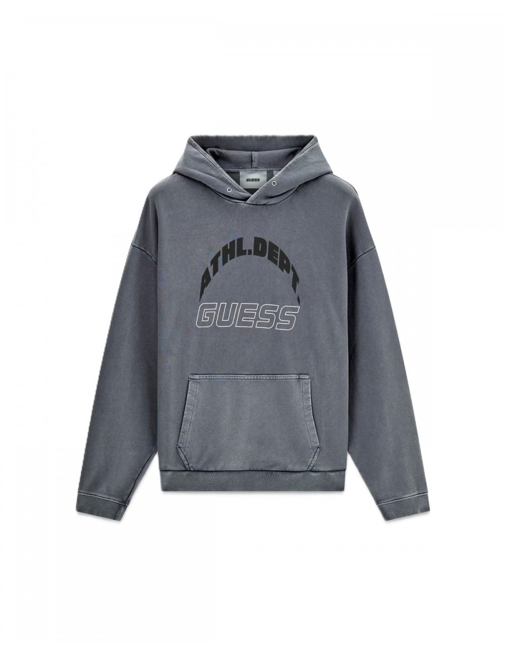 felpa guess UOMO GRIGIA A90L - Z6RQ10KD371 vista frontale 2