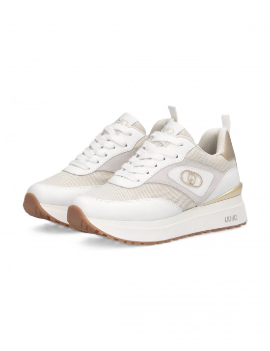 scarpe liu jo DONNA WHITE 01111 - BA6005PX806 vista laterale