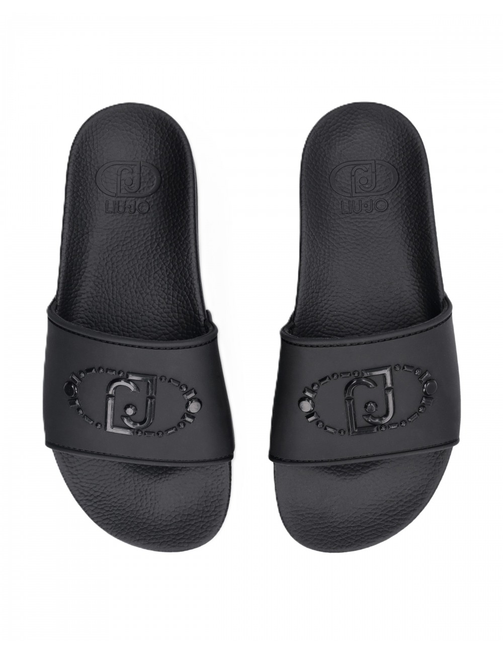 ciabatte liu jo DONNA BLACK 22222 - BA6077EX028 vista superiore