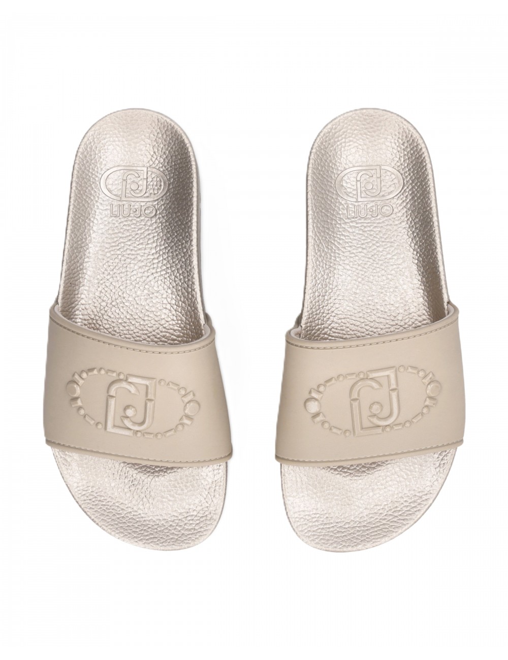 ciabatte liu jo DONNA LIGHT GOLD 04178 - BA6077EX028 vista superiore