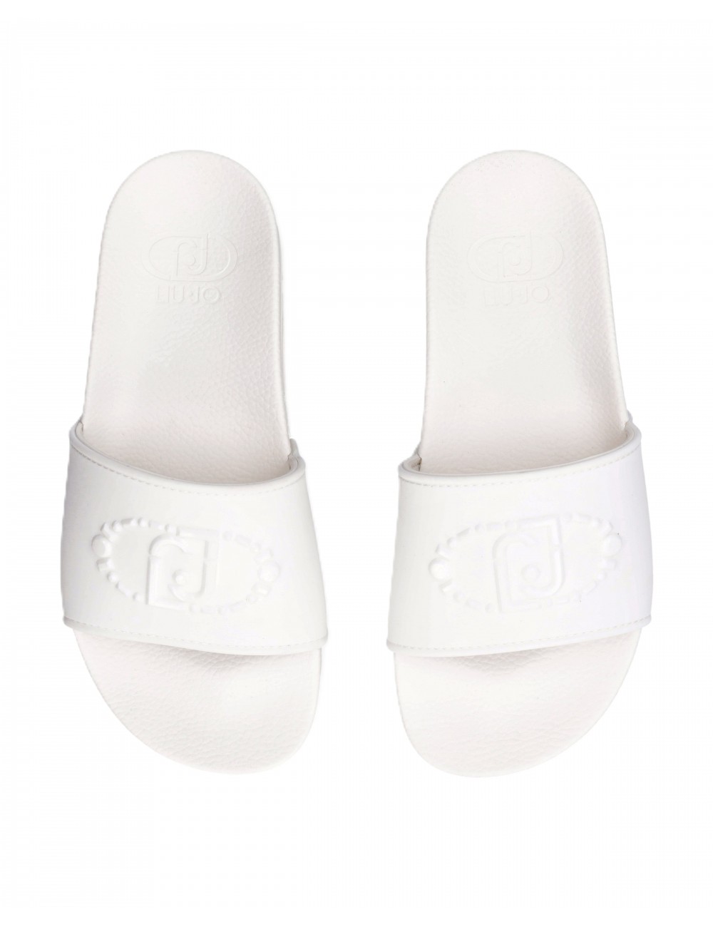 ciabatte liu jo DONNA WHITE 01111 - BA6077EX028 vista superiore