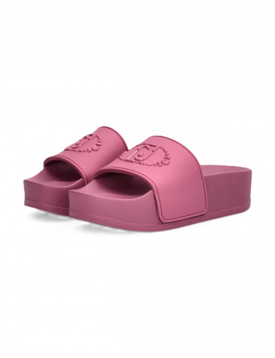 ciabatte liu jo DONNA FUCSIA BOUGANVILLE S3953 - BA6077EX028 vista laterale