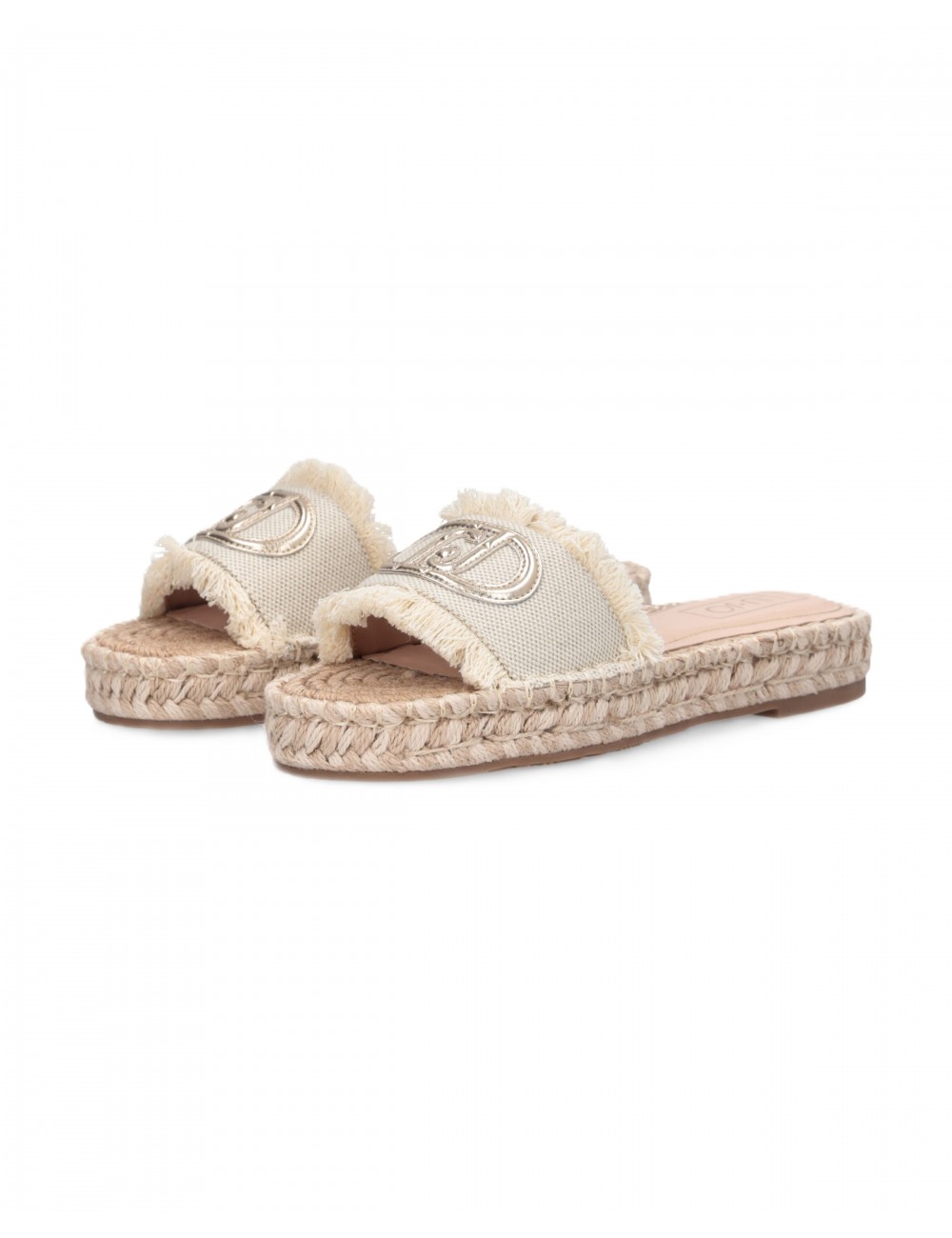 sandali liu jo DONNA BEIGE E ORO NATURAL/LIGHT GOLD S4150 - SA6099TX536 vista laterale