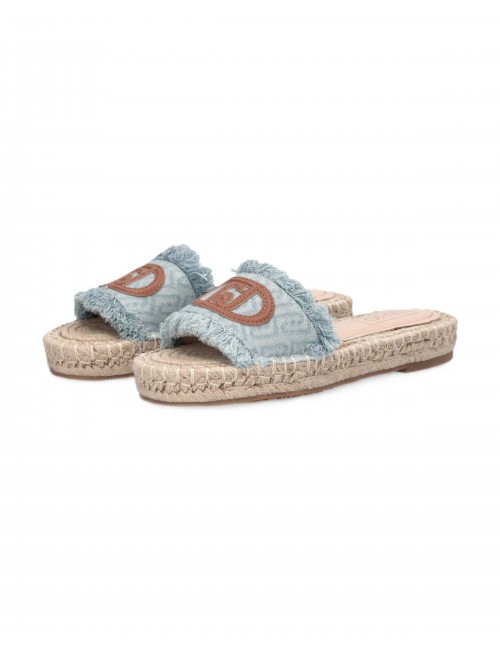 sandali liu jo DONNA LIGHT BLUE S1106 - SA6099TX523 vista laterale 2