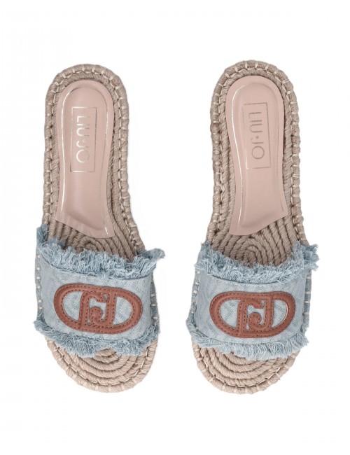 sandali liu jo DONNA LIGHT BLUE S1106 - SA6099TX523 vista superiore