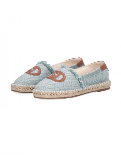 espadrillas liu jo DONNA LIGHT BLUE S1106 - SA6091TX523 vista laterale 2