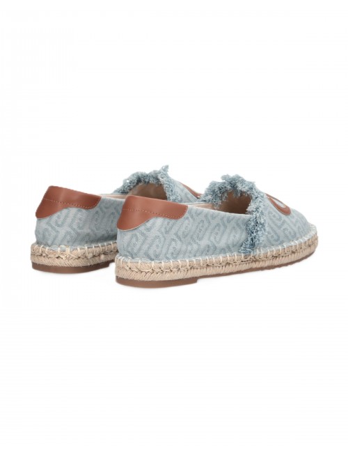 espadrillas liu jo DONNA LIGHT BLUE S1106 - SA6091TX523 vista posteriore