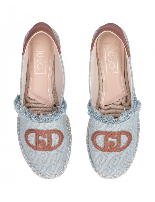 espadrillas liu jo DONNA LIGHT BLUE S1106 - SA6091TX523 vista superiore
