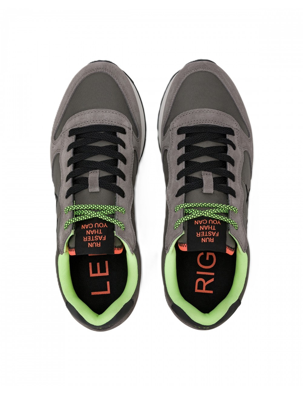 scarpe sun68 GRIGIE 99 INCHIOSTRO - Z36102 TOM FLUO vista superiore