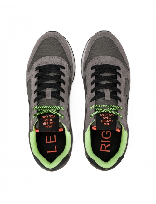 scarpe sun68 GRIGIE 99 INCHIOSTRO - Z36102 TOM FLUO vista superiore