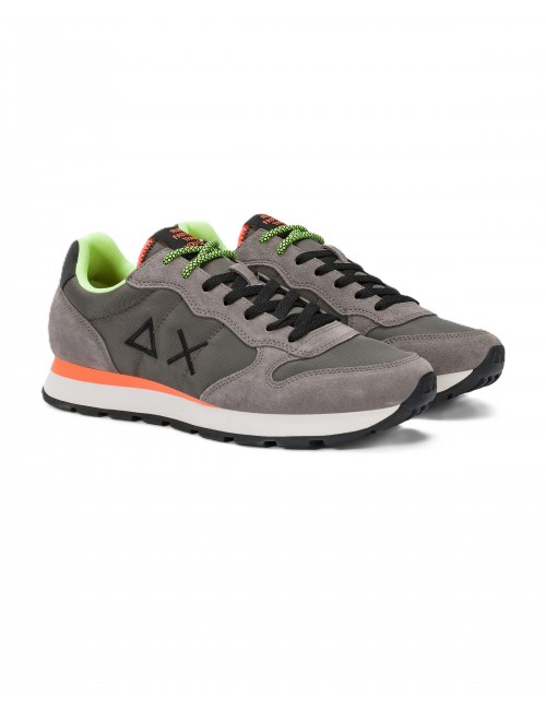 scarpe sun68 GRIGIE 99 INCHIOSTRO - Z36102 TOM FLUO vista frontale