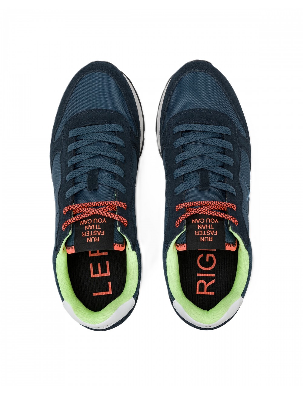 scarpe sun68 UOMO 07 NAVY BLUE - Z36102 TOM FLUO vista superiore