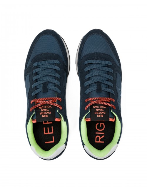 scarpe sun68 UOMO 07 NAVY BLUE - Z36102 TOM FLUO vista superiore