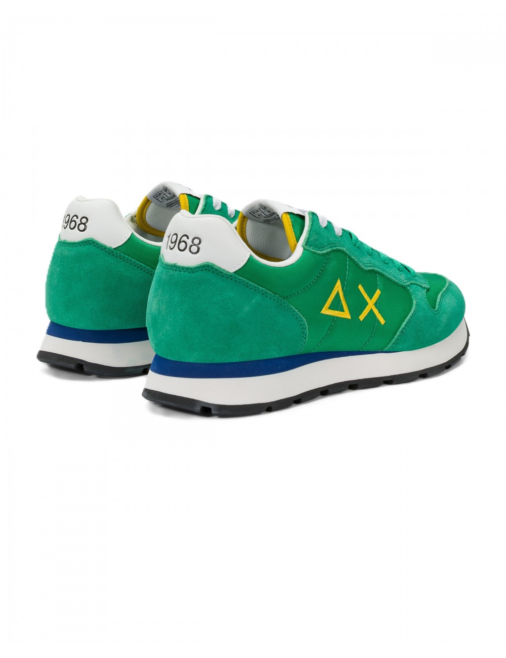 scarpe sun68 UOMO 88 VERDE PRATO - Z36101 TOM SOLID vista posteriore
