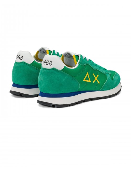 scarpe sun68 UOMO 88 VERDE PRATO - Z36101 TOM SOLID vista posteriore