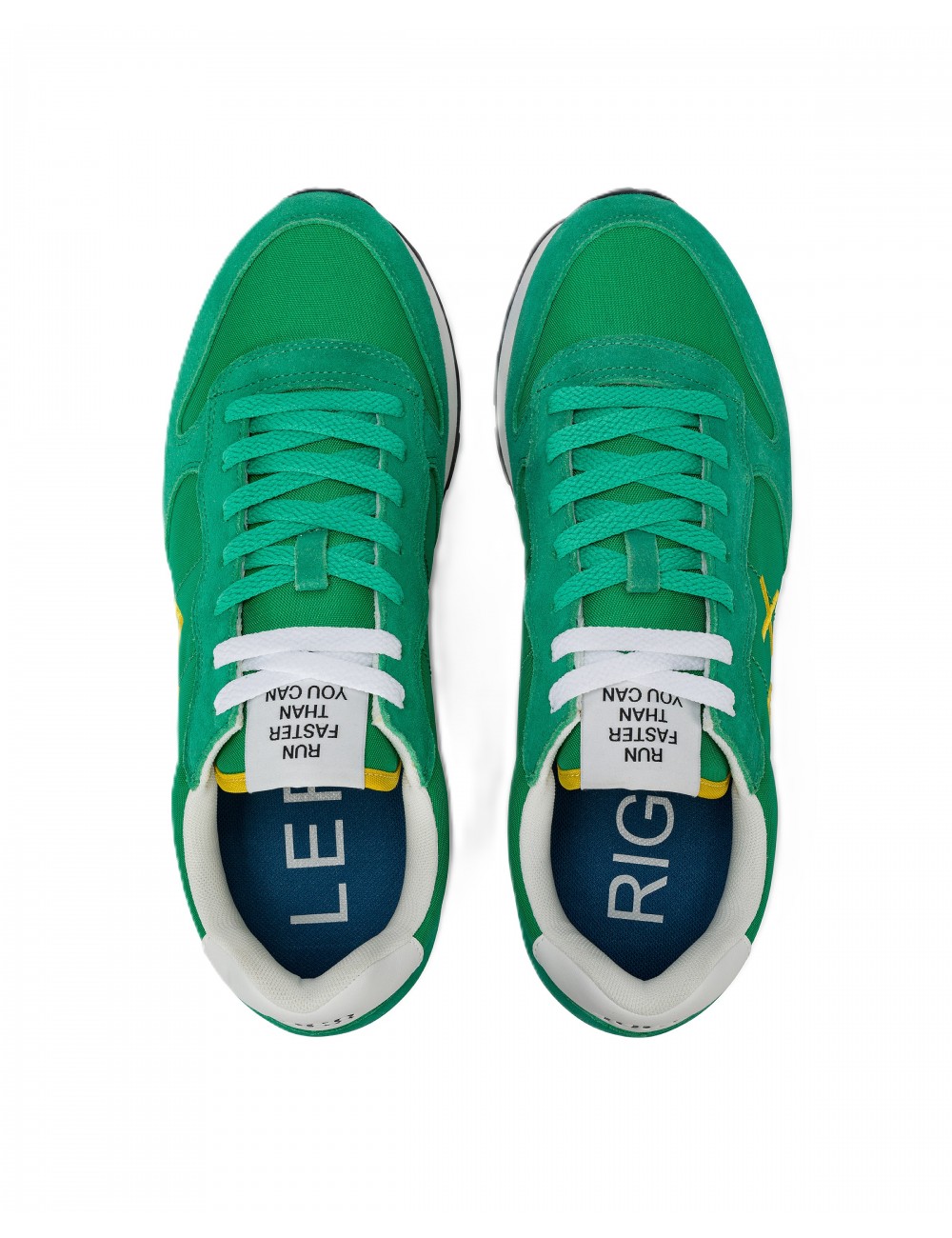 scarpe sun68 UOMO 88 VERDE PRATO - Z36101 TOM SOLID vista superiore