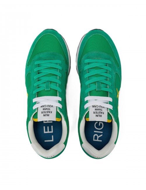 scarpe sun68 UOMO 88 VERDE PRATO - Z36101 TOM SOLID vista superiore
