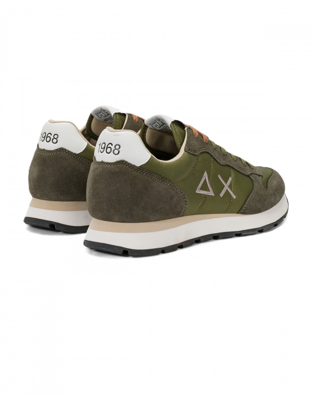 scarpe sun68 UOMO 19 MILITARE - Z36101 TOM SOLID vista posteriore