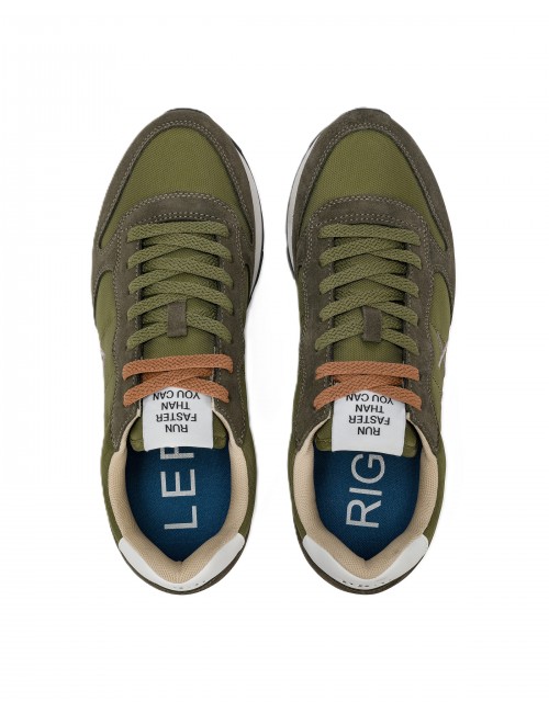 scarpe sun68 UOMO 19 MILITARE - Z36101 TOM SOLID vista superiore