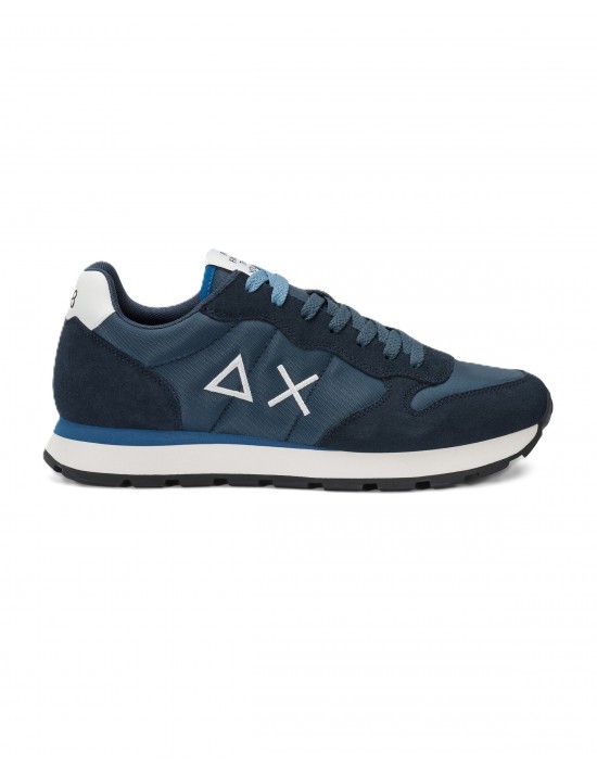 scarpe sun68 UOMO 07 NAVY BLUE - Z36101 TOM SOLID vista laterale