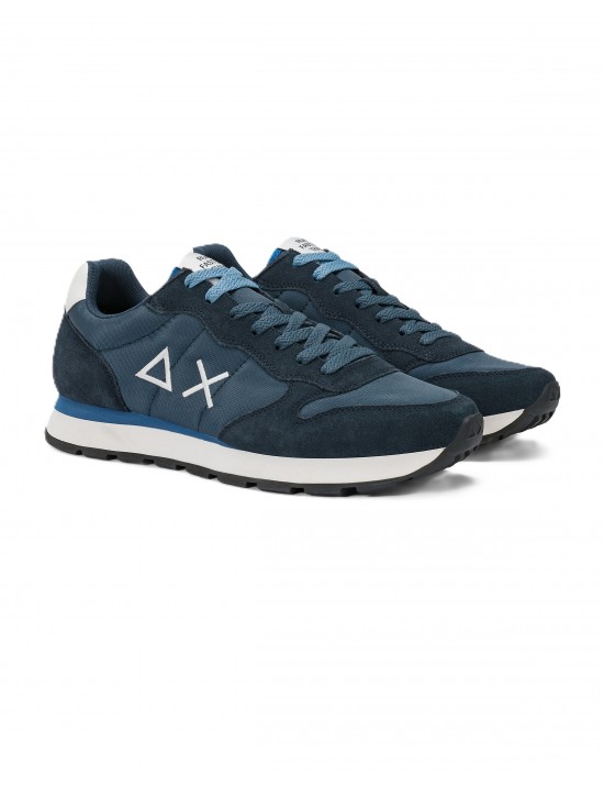 scarpe sun68 UOMO 07 NAVY BLUE - Z36101 TOM SOLID vista laterale