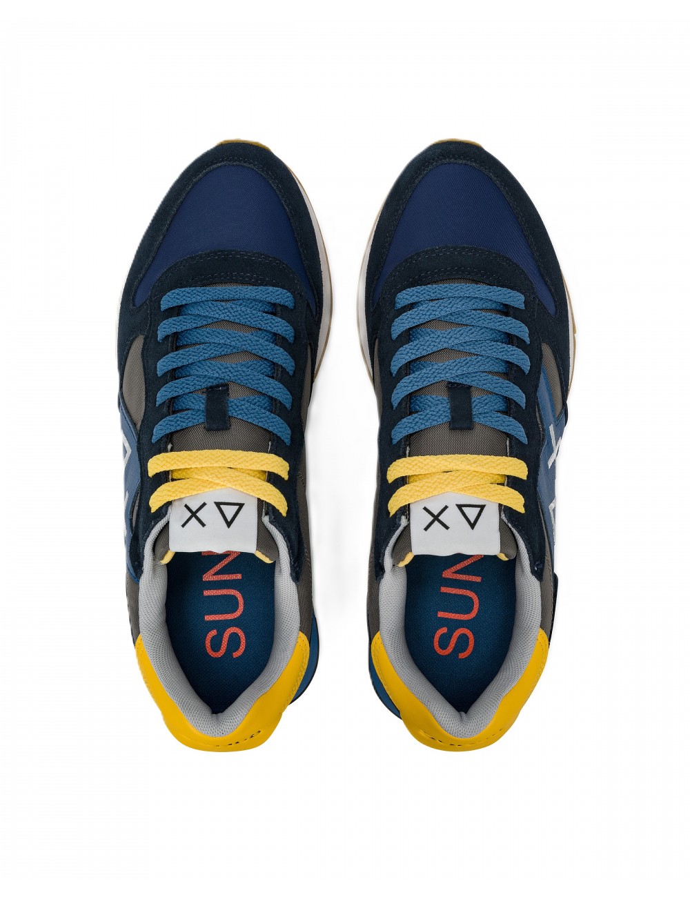 scarpe sun68 UOMO 0799 NAVY BLUE/INCHIOSTRO - Z36116 JAKI 2.0 BICOLOR vista superiore