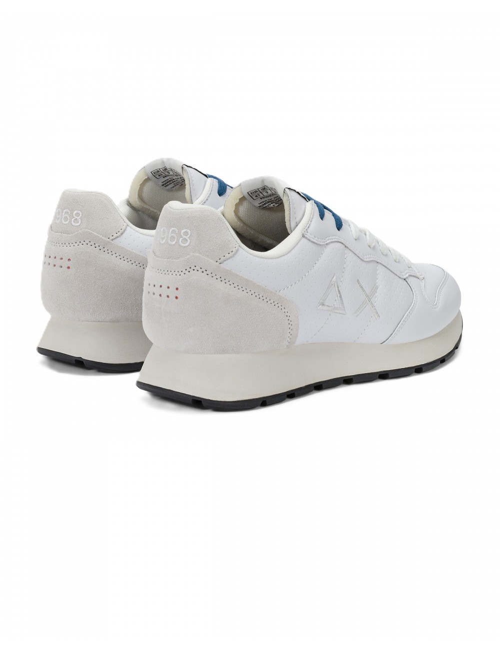 scarpe sun68 UOMO 01 BIANCHE - Z36105 TOM CLASSIC vista posteriore