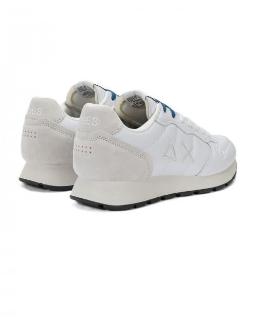 scarpe sun68 UOMO 01 BIANCHE - Z36105 TOM CLASSIC vista posteriore