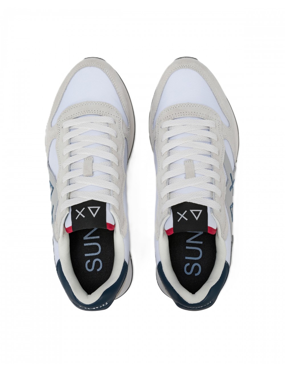 scarpe sun68 UOMO 01 BIANCHE - Z36115 JAKI 2.0 SOLID vista superiore