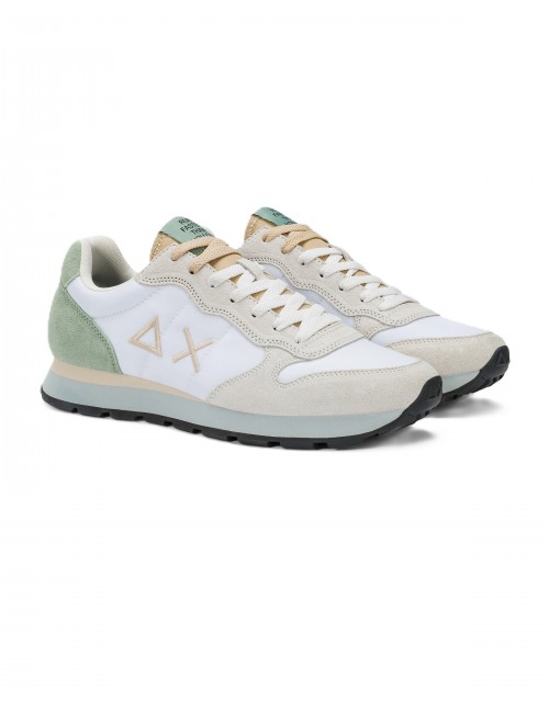 scarpe sun68 UOMO 01 BIANCHE - Z36106 TOM MULTICOLOR vista frontale