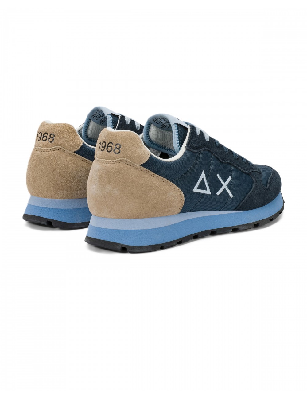 scarpe sun68 UOMO 07 NAVY BLUE - Z36106 TOM MULTICOLOR vista posteriore
