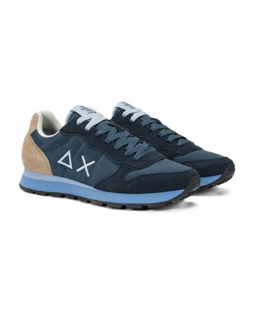 scarpe sun68 UOMO 07 NAVY BLUE - Z36106 TOM MULTICOLOR vista frontale