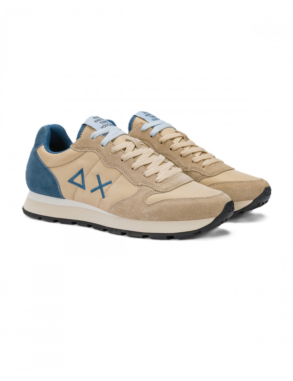 scarpe sun68 UOMO 16 BEIGE - Z36106 TOM MULTICOLOR vista laterale