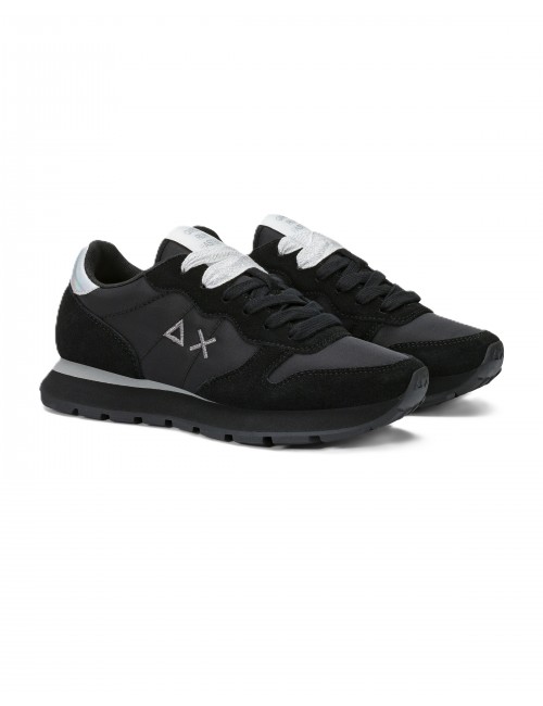 scarpe sun68 DONNA 1144 NERO/ARGENTO - Z36202 ALLY GOLD SILVER vista frontale