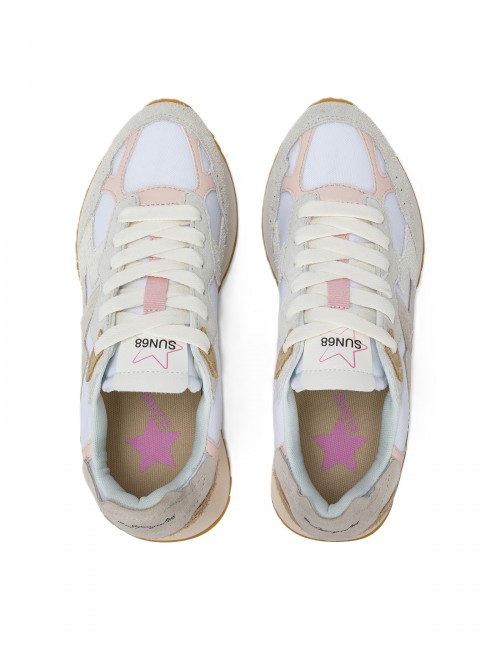 scarpe sun68 DONNA 01 BIANCHE - Z36215 STARGIRL MULTICOLOR OPTION vista superiore