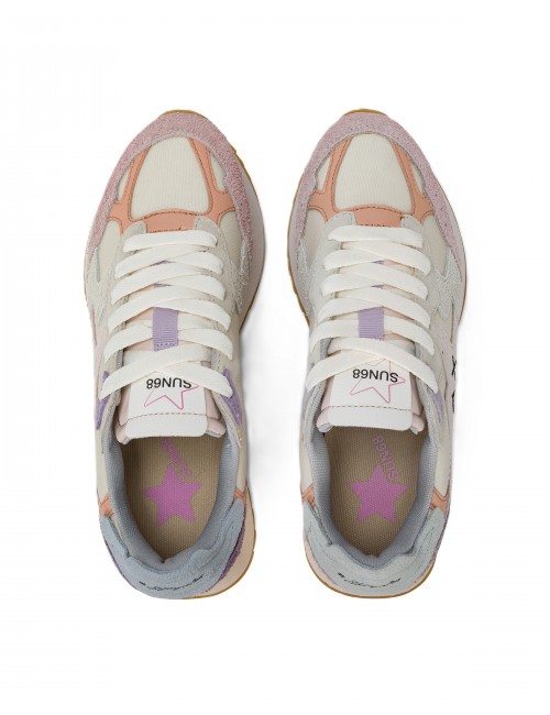 scarpe sun68 DONNA 31 BIANCO PANNA - Z36215 STARGIRL MULTICOLOR OPTION vista superiore