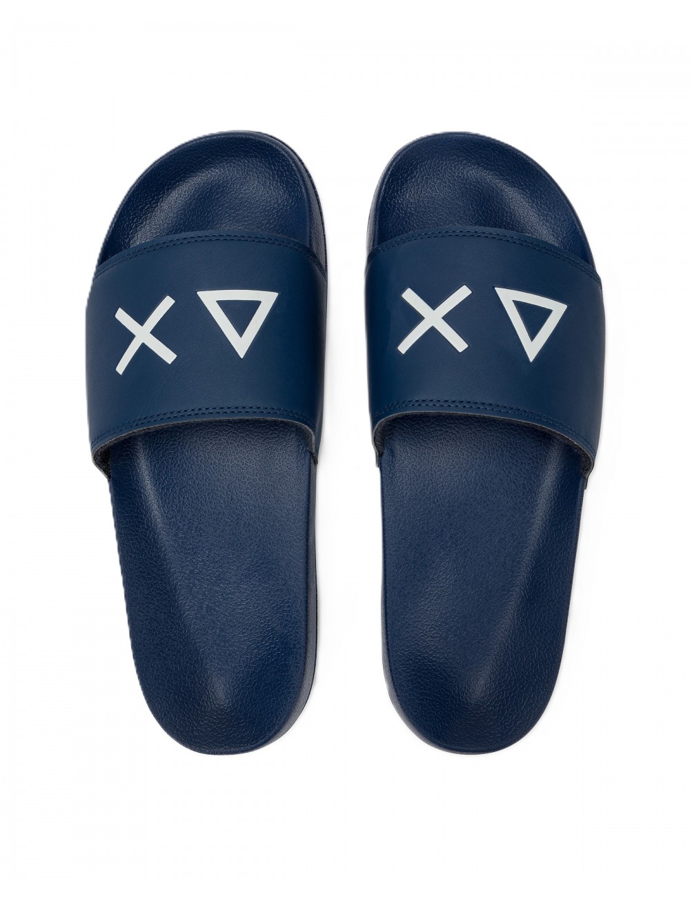 ciabatte sun68 UOMO 07 NAVY BLUE - X36110 vista frontale