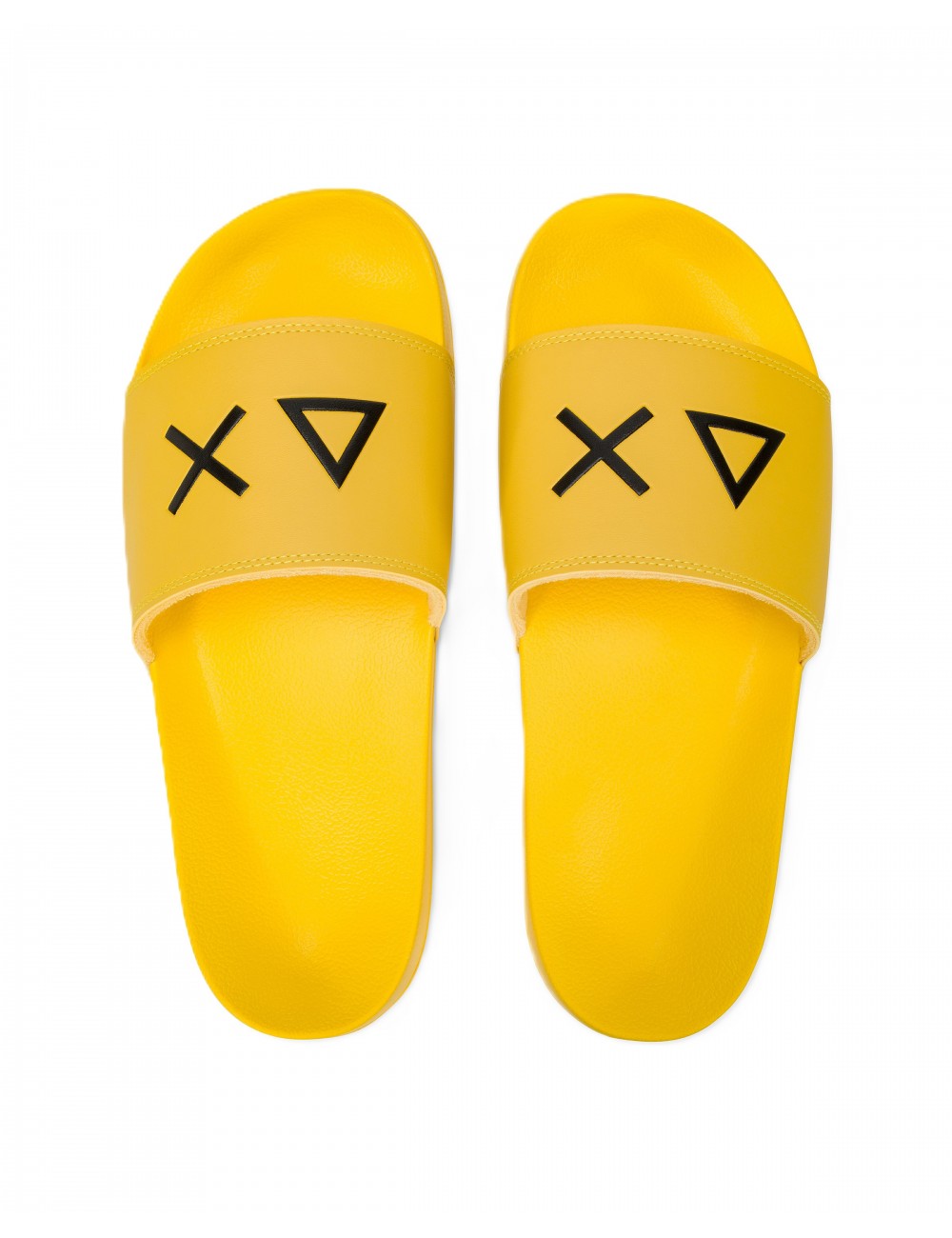 ciabatte sun68 UOMO 23 GIALLE - X36110 vista frontale