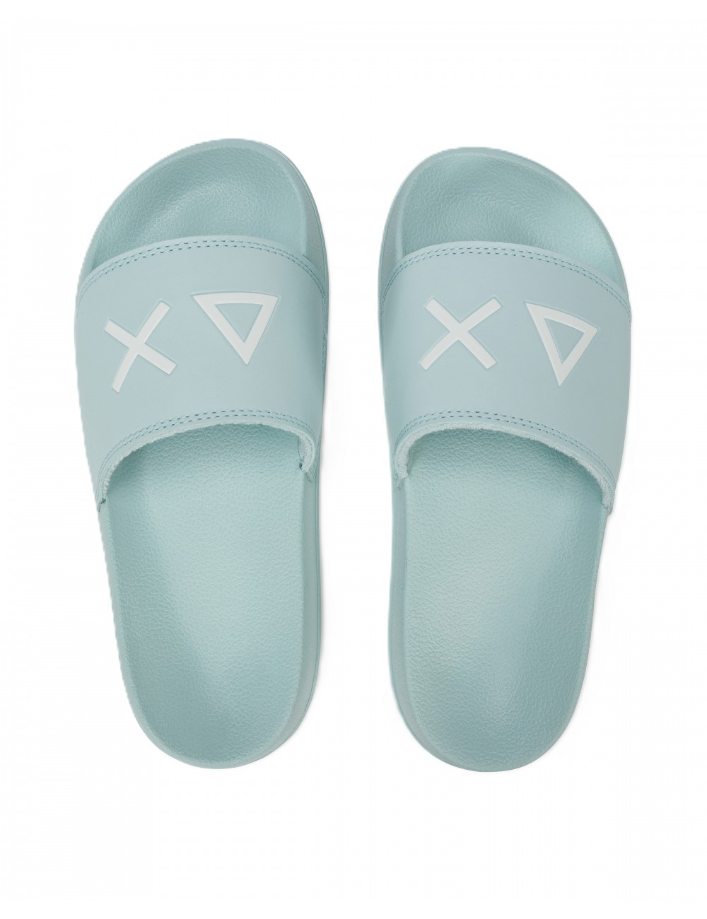 ciabatte sun68 DONNA 28 VERDE ACQUAMARINA - X36210 vista frontale