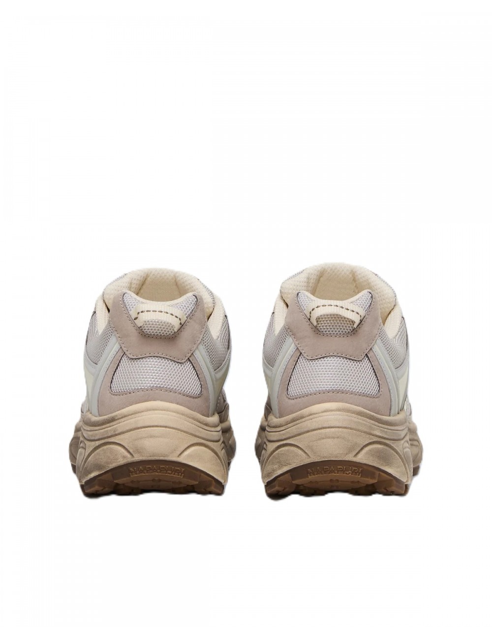 scarpe napapijri UOMO BEIGE NET1 NATURAL KELP - S6DELTA01/MES vista posteriore