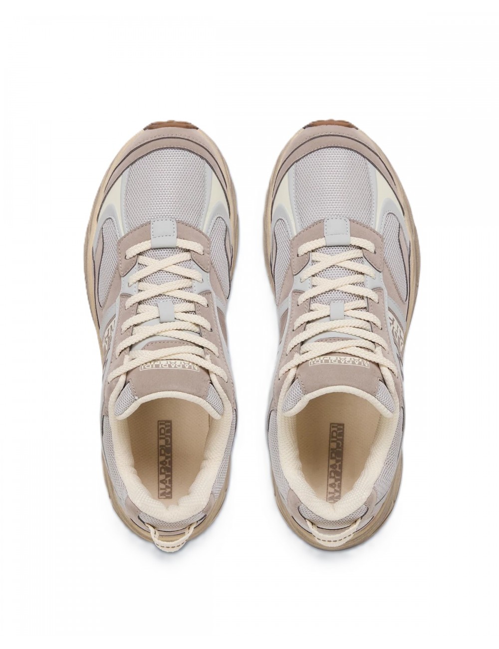 scarpe napapijri UOMO BEIGE NET1 NATURAL KELP - S6DELTA01/MES vista superiore