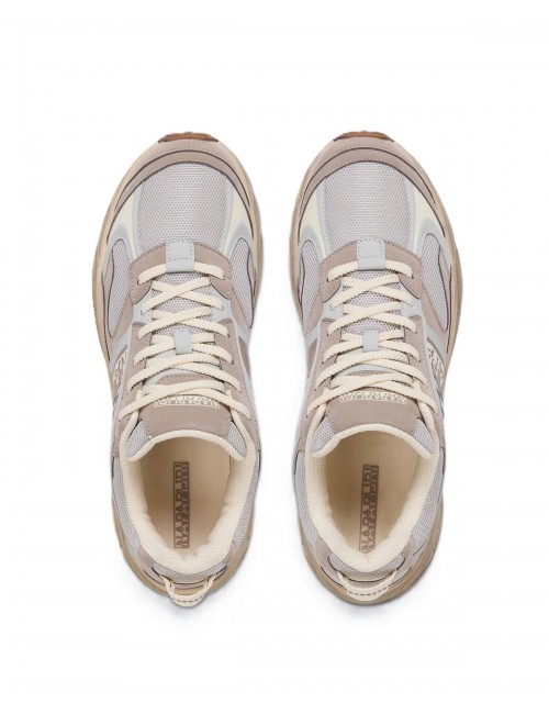 scarpe napapijri UOMO BEIGE NET1 NATURAL KELP - S6DELTA01/MES vista superiore