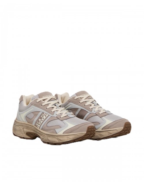 scarpe napapijri UOMO BEIGE NET1 NATURAL KELP - S6DELTA01/MES vista frontale