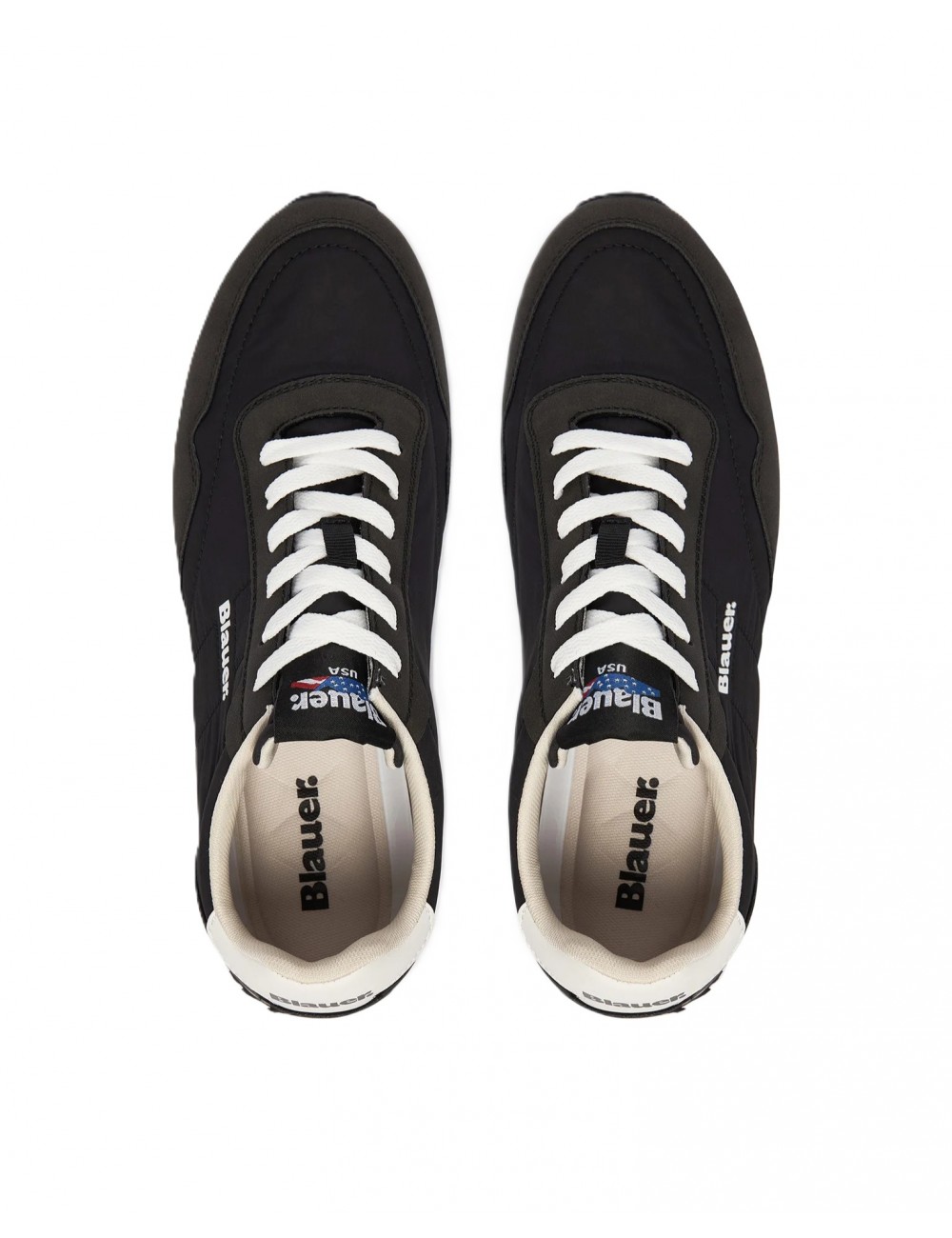 scarpe blauer UOMO BLACK/WHITE - S6FALCON01/NYS vista superiore