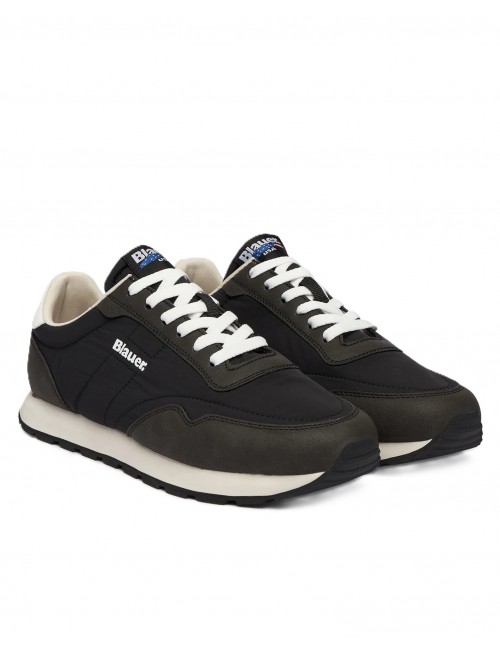 scarpe blauer UOMO BLACK/WHITE - S6FALCON01/NYS vista frontale