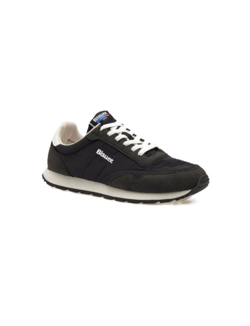 scarpe blauer UOMO BLACK/WHITE - S6FALCON01/NYS vista laterale 2