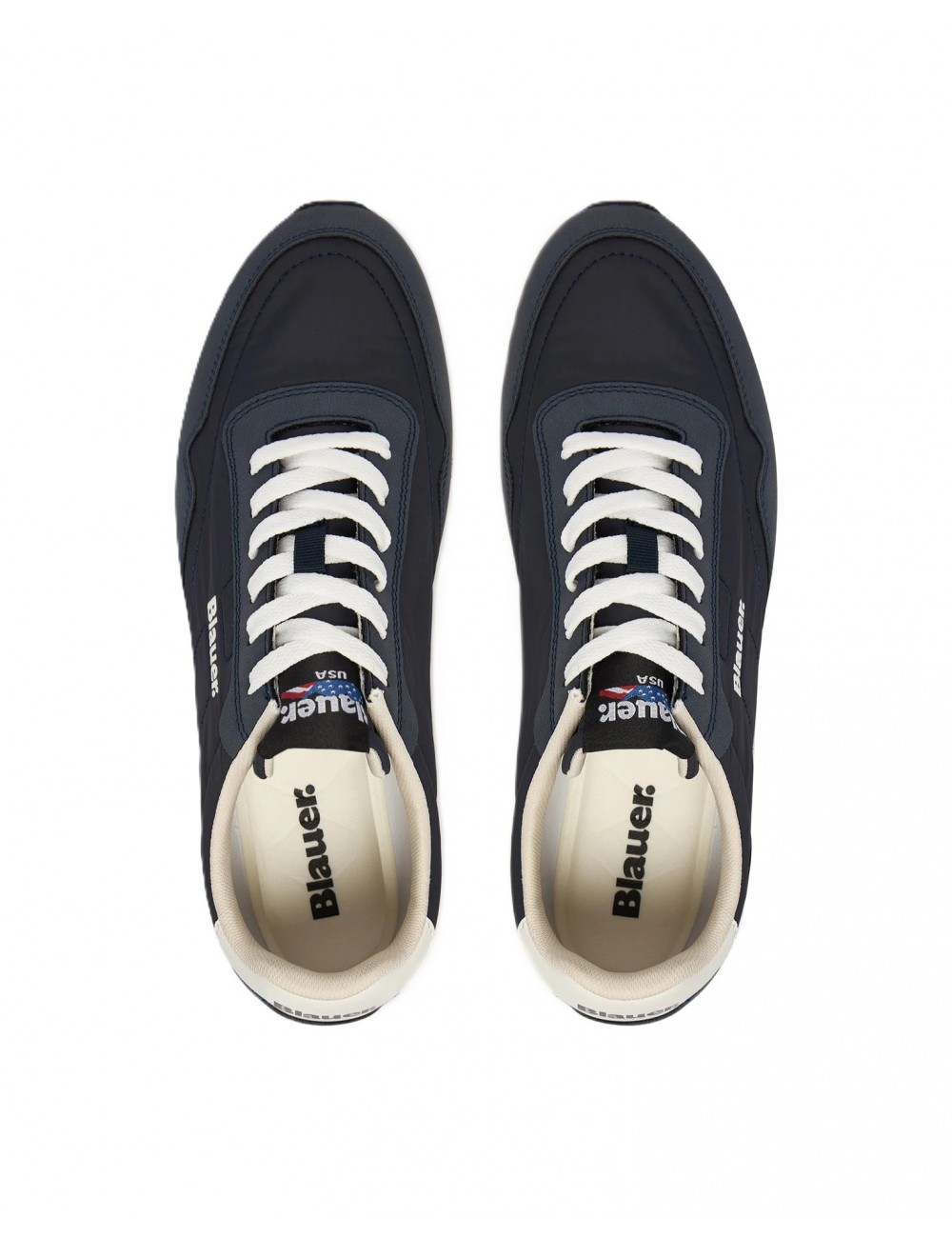 scarpe blauer UOMO NAVY/WHITE - S6FALCON01/NYS vista superiore