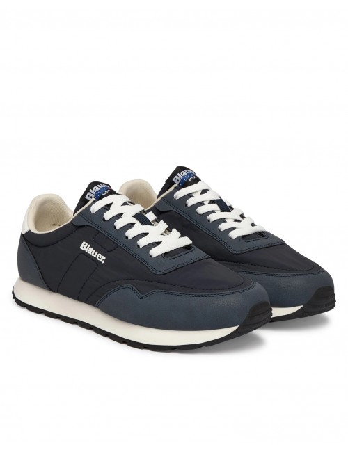 scarpe blauer UOMO NAVY/WHITE - S6FALCON01/NYS vista frontale